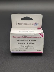 Pitney Bowes SL-870-1 Red Ink Cartridge for SendPro® Mailstation - Picture 1 of 3