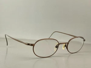 Calvin Klein 504 Titanium Matt Braun Brille Brillengestell 47-21 140 Japan Oval - Bild 1 von 18