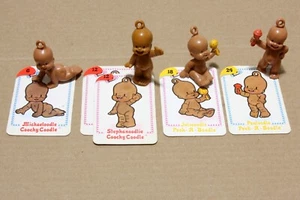 Oodles Puppe Figuren Coochy Coodle 4er Set mit passenden Karten 1986 LJN Toys - Bild 1 von 4