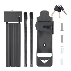 High Security Bicycles Lock AntiTheft Cycling Lock with Key and Frame Mount - Picture 1 of 8