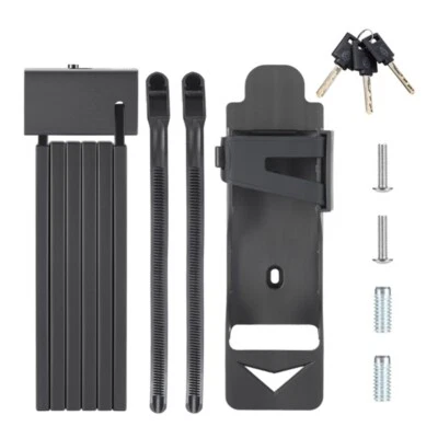 High Security Bicycles Lock AntiTheft Cycling Lock with Key and Frame Mount - Image 1 of 4