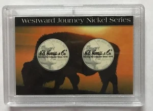 Whitman 90922170 Westward Journey níquels, búfalo estuche escarpado 2x3 - Imagen 1 de 1