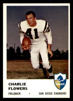1961 Fleer Football #156 Charlie Flowers NM - Image 1 of 2