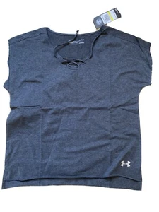 NWT! Under Armour Woman's sz MEDIUM HEAT GEAR Short Sleeve T-SHIRT - Picture 1 of 6