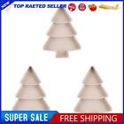 Christmas Tree Tray Christmas Tree Shaped Snack Tray Snack Plate for Xmas (Pink)
