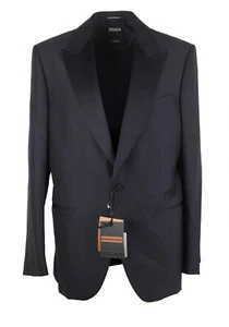 ZEGNA Sartorial Blue Troffeo 600 Tuxedo Dinner Jacket Size 52 / 42R U.S. Jack... - Picture 1 of 7