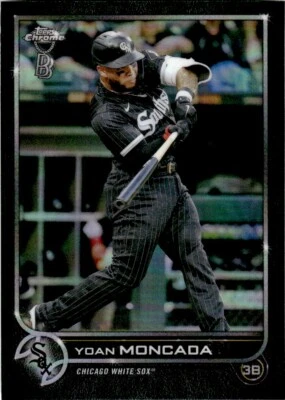 2022 Topps Chrome Ben Baller Yoan Moncada Chicago White Sox #127 - Image 1 of 2