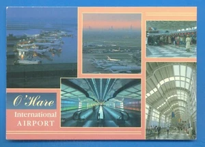 CHICAGO O'HARE INTERNATIONAL AIRPORT,ILLINOIS,U.S.A.POSTCARD - Picture 1 of 2