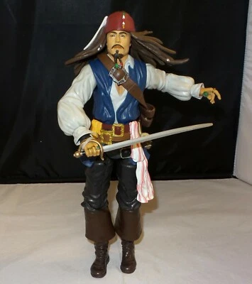 Jakks Pacific Jack Sparrow 2011 con espada y acción de lucha - Disney Store Foto 1 de 4