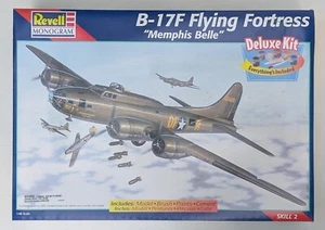 new vtg Revell Monogram 1:48 B-17F Flying Fortress Memphis Bell Model Deluxe Kit - Picture 1 of 4