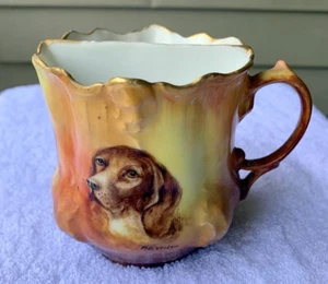 Taza de bigote antigua para perros - Imagen 1 de 6