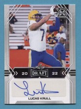2022 LEAF DRAFT LUCAS KRULL ROOKIE AUTO AUTOGRAPH CARD #BA-LK1