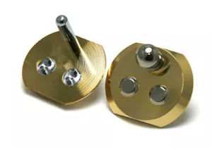 Spina riduzione rumore uscita elettrica a parete - placcata in oro - 2 pk - Foto 1 di 1