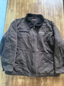 Dri-Duck Jacket Men’s 4XL Brown Canvas Work Outer Wear Sherpa Lining - Picture 1 of 20
