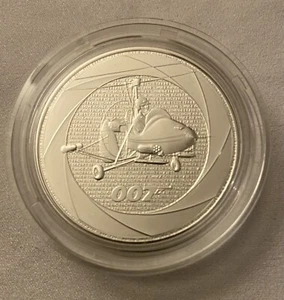 Six Decades of 007: Bond of the ‘60s 2024 1oz Silver Bullion Coin in Capsule - Picture 1 of 2
