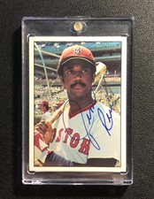 1975 SSPC #405 Jim Rice RC Signed Authentic Autograph Boston Red Sox HOF Rookie