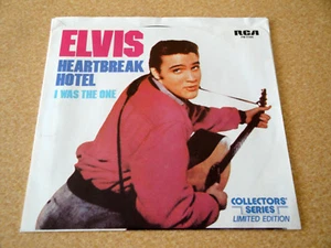 Elvis Presley 45rpm RCA PB-11105 Heartbreak Hotel/I Was The One 1977 Ltd Edition - Imagen 1 de 6