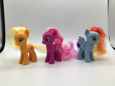 My Little Pony G4 Lot of 3 Applejack Cheerilee Rainbow Dash USED AS IS A6 Cover