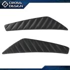 Fit For 2010-2014 Ford Mustang  Door Panel Insert Pleate Black Left & Right Side