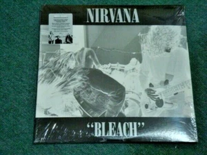 NIRVANA--BLEACH--DELUXE D/G WHITE VINYL 2 LP SET--FACTORY SEALED & RARE - Picture 1 of 3
