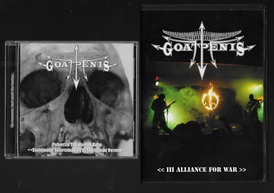 GOATPENIS Pulverize The Human Race Alliance For War CD DVD RADIATION SET EX+ - Image 1 of 4