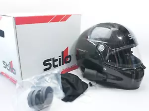 Stilo ST5F Helmet Carbonio Carbon Fiber Full Face sz 61 w Side Air Kit ST5 F XL - Picture 1 of 8