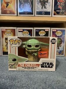 the child with pendant funko pop 398 NYCC 2020 Official Sticker!  Grogu