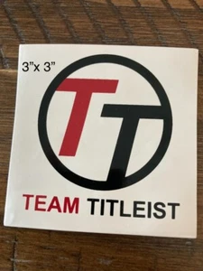 3 pcs Vinyl Team Titleist Sticker 3" Square Car Boat Yeti Bumper - Picture 1 of 1