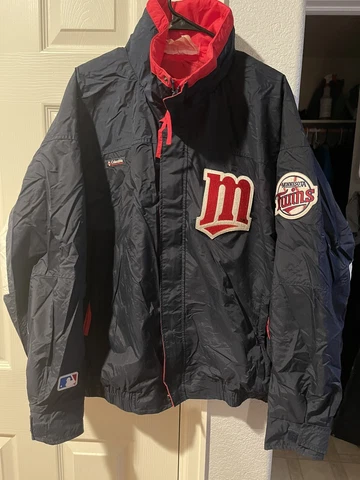 minnesota twins columbia jacket & sweater XL Cover