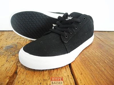 Supra Zapatos Para Niños Nuevos Negros Talla: US 1 EUR 32 Supra Footwear - Imagen 1 de 4