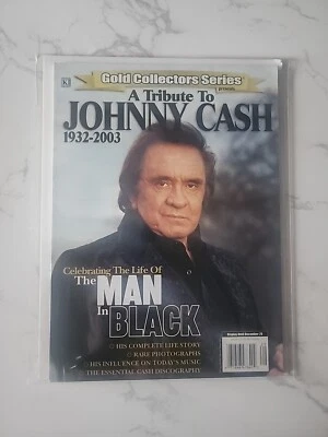 A TRIBUTE TO JOHNNY CASH 1932-2003 The Man In Black Complete Life Story (CP26) - Image 1 of 2