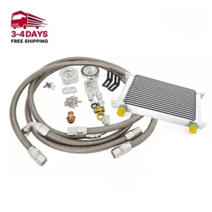 Universal 19-Row Oil Cooler Kit - High-Performance Aluminum AN10 - Picture 1 of 13