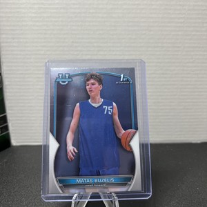 2023 Matas Buzelis Bowman U Chrome Basketball 1st Bowman Base #84
