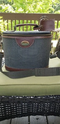 Pierre Cardin Carry on Travel Luggage Bag Shoulder Strap Striped Unisex No Key - Image 1 of 4