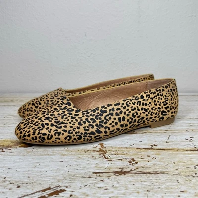 Planos de pelo de becerro de leopardo Madewell The Cory 6 nuevos sin etiquetas Foto 1 de 4