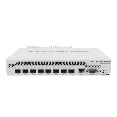 MikroTik CRS309-1G-8S+IN Cloud Router Switch 8xSFP+ 1x GLAN PoE-In, RS232, Route - Image 1 of 4