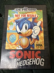 Sonic the Hedgehog Sega Genesis Not For Resale Edition Video Game No Manual - Picture 1 of 4