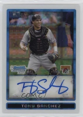 2009 Bowman Draft Prospects Chrome X-Fractor /225 Tony Sanchez #BDPP76 Auto - Image 1 of 2