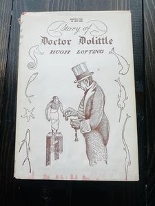 The Story Of Dr. Dolittle Hugh Lofting 1948 Hard Cover 54th Print Illustrated DJ - Foto 1 di 20