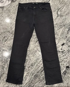 Pepe Jeans London Holborne Mens Jeans Actual Size 36x34 Black Denim #879 - Picture 1 of 14