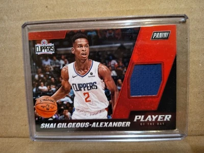 2018 Panini Player Day Memorabilia Shai Gilgeous-Alexander Jersey card rookie#SG - Image 1 of 2