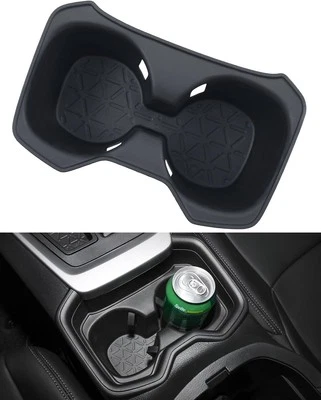 BIRBENBEN Cup Holder Insert for 2019-2021 Toyota RAV4, 4 Springs 2019-2021, Black