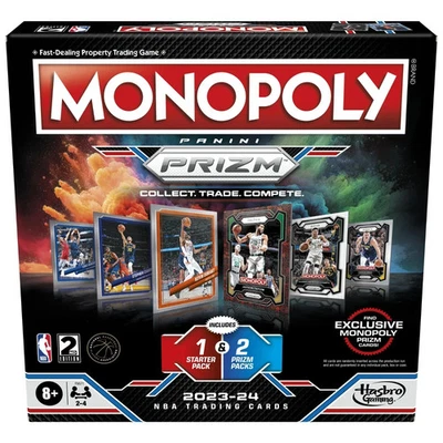 Monopoly, Prizm, NBA NEW! Age 8 up 2023-24 Trading Cards 2nd Edition Hasbro - Image 1 of 3