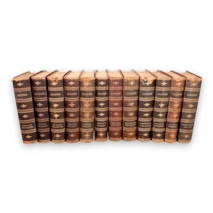 The Works of James Fenimore Cooper 12 Vol Otsego 1st Edition HC Putnam 1900 - Bild 1 von 10