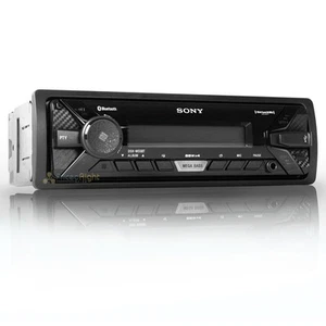 Sony Mechless Marine Media Receiver Bluetooth AM/FM MP3 USB Mega Bass DSX-M55BT - Picture 1 of 7