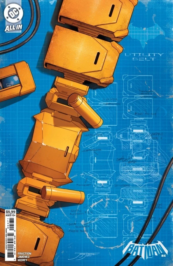 Batman #4 CVR E Jorge Jimenez Bat-Gadget Card Stock VAR 12/3 DC Comics