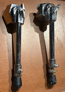 CB700 Vintage Bassdrum Sporen verchromt Teleskop Bass Drum Beine. - Bild 1 von 15