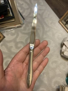 VTG Gorham Letter Opener W/Sterling Silver Handle & Stainless Blade Monogrammed - Picture 1 of 7