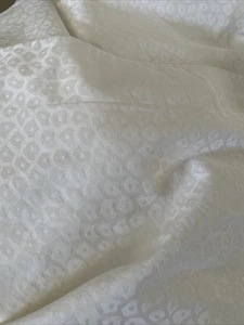 Frette Euro Pure White Patterned Shams. Set Of 2 Nwot - Picture 1 of 5
