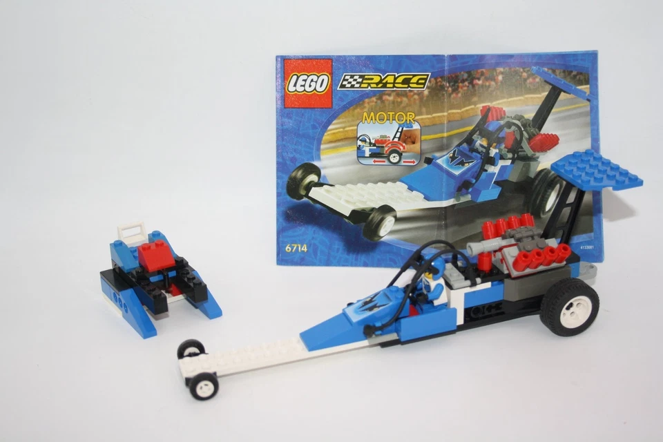 Lego 6714 Town Race SPEED DRAGSTER Completo con Instrucciones Foto 1 de 1
